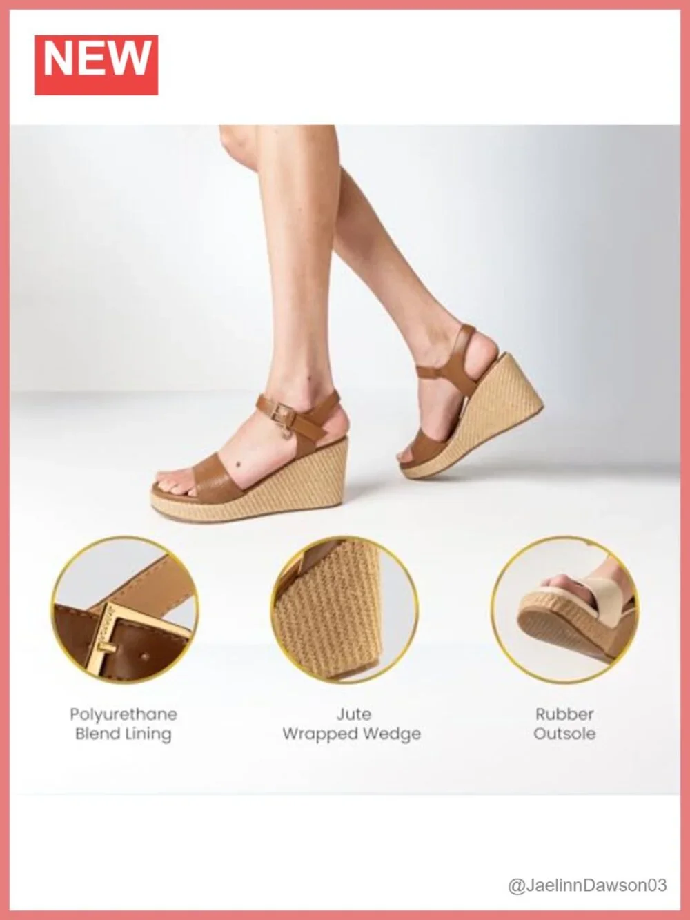 Genuine Cow Napa Leather Espadrille Wedge Sandals Slip-On Women's Summer